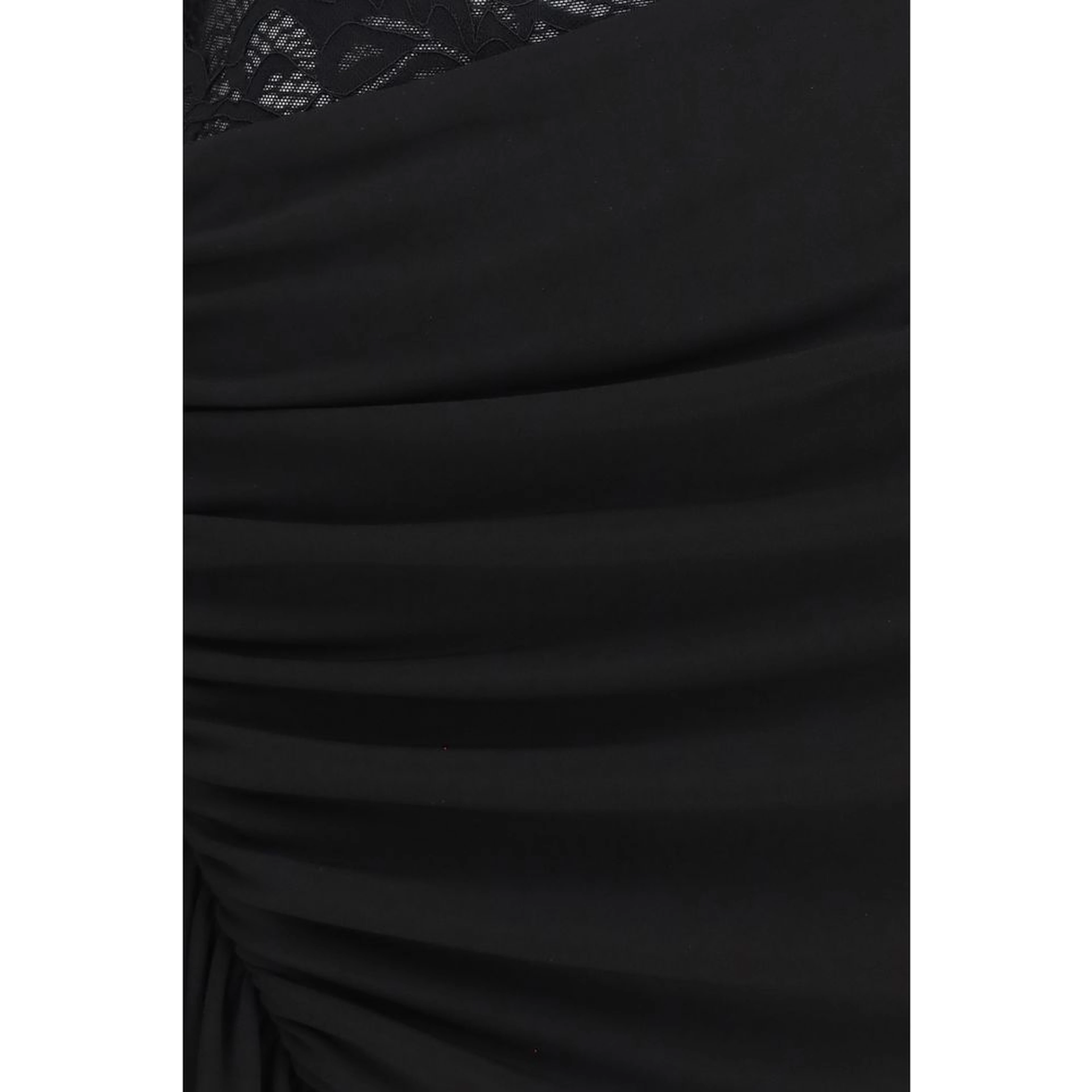 Black Nylon Cocktail Dress