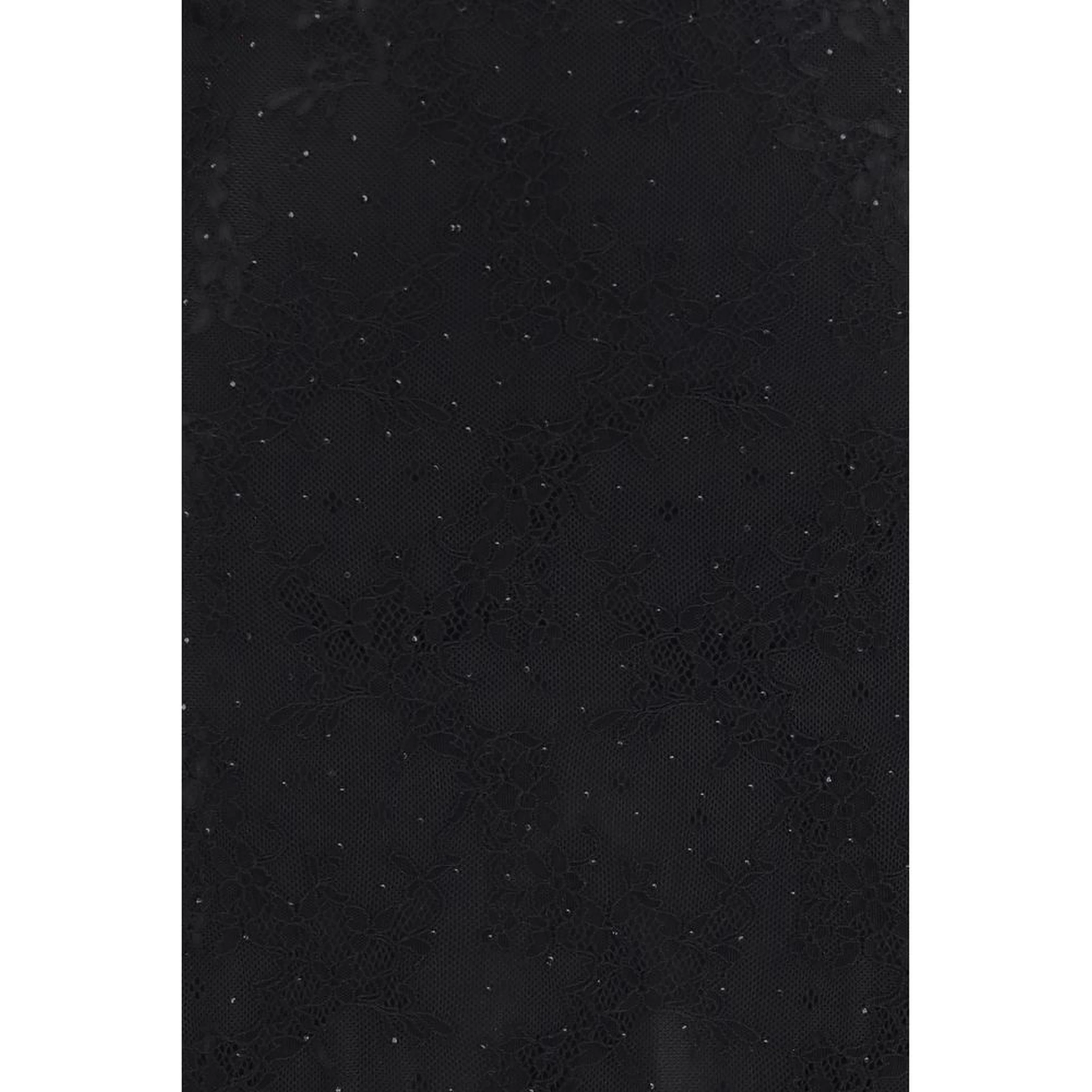 Black Polyester Cocktail Dress