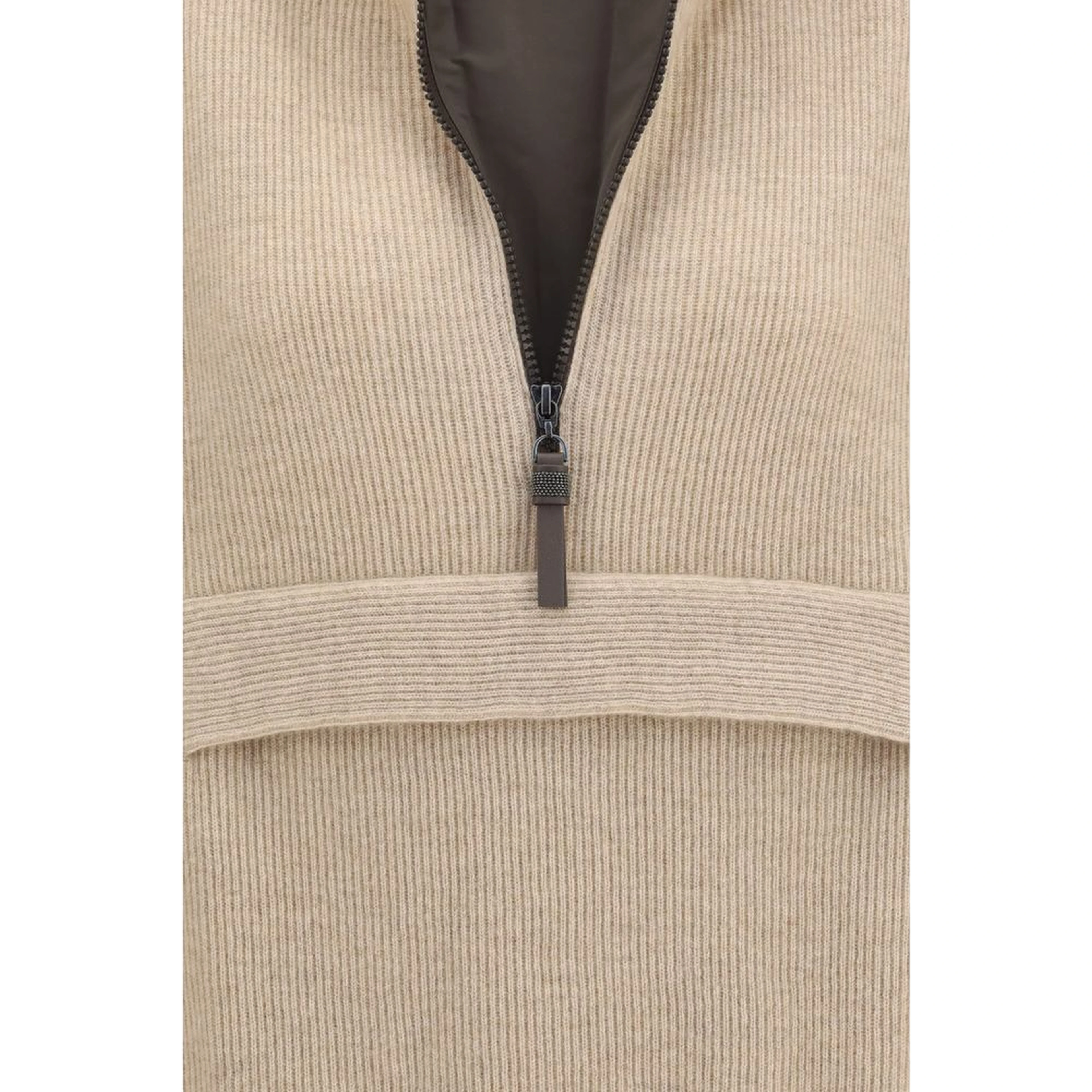 Beige Cashmere Sweatshirt