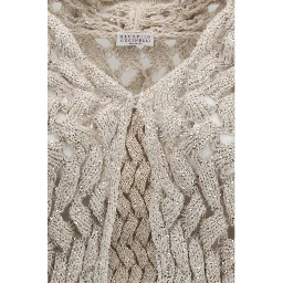 Beige Silk Cardigan