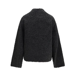 Black Alpaca Vicugna Pacos Jacket