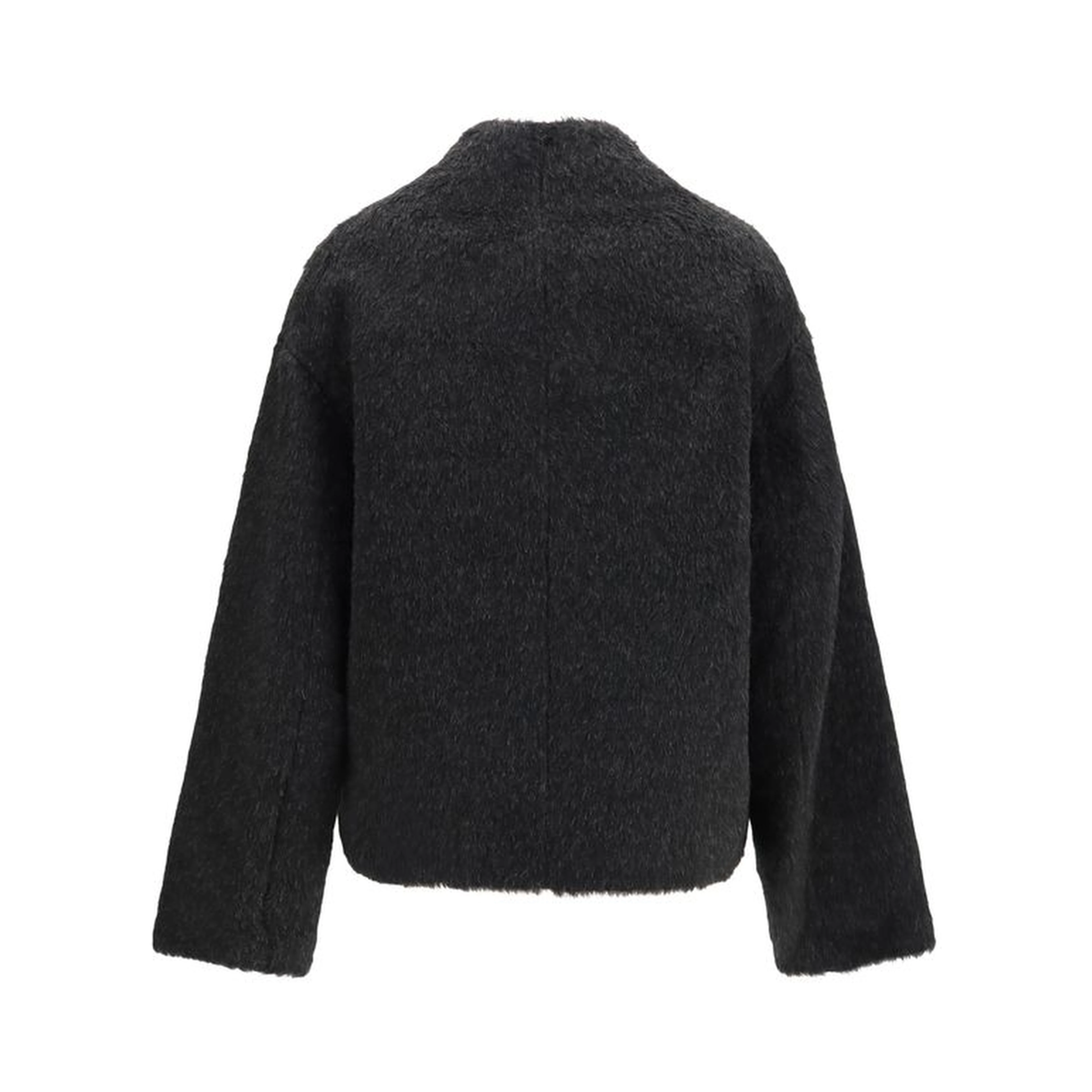 Black Alpaca Vicugna Pacos Jacket