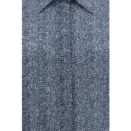 Blue Silk Pattern Shirt