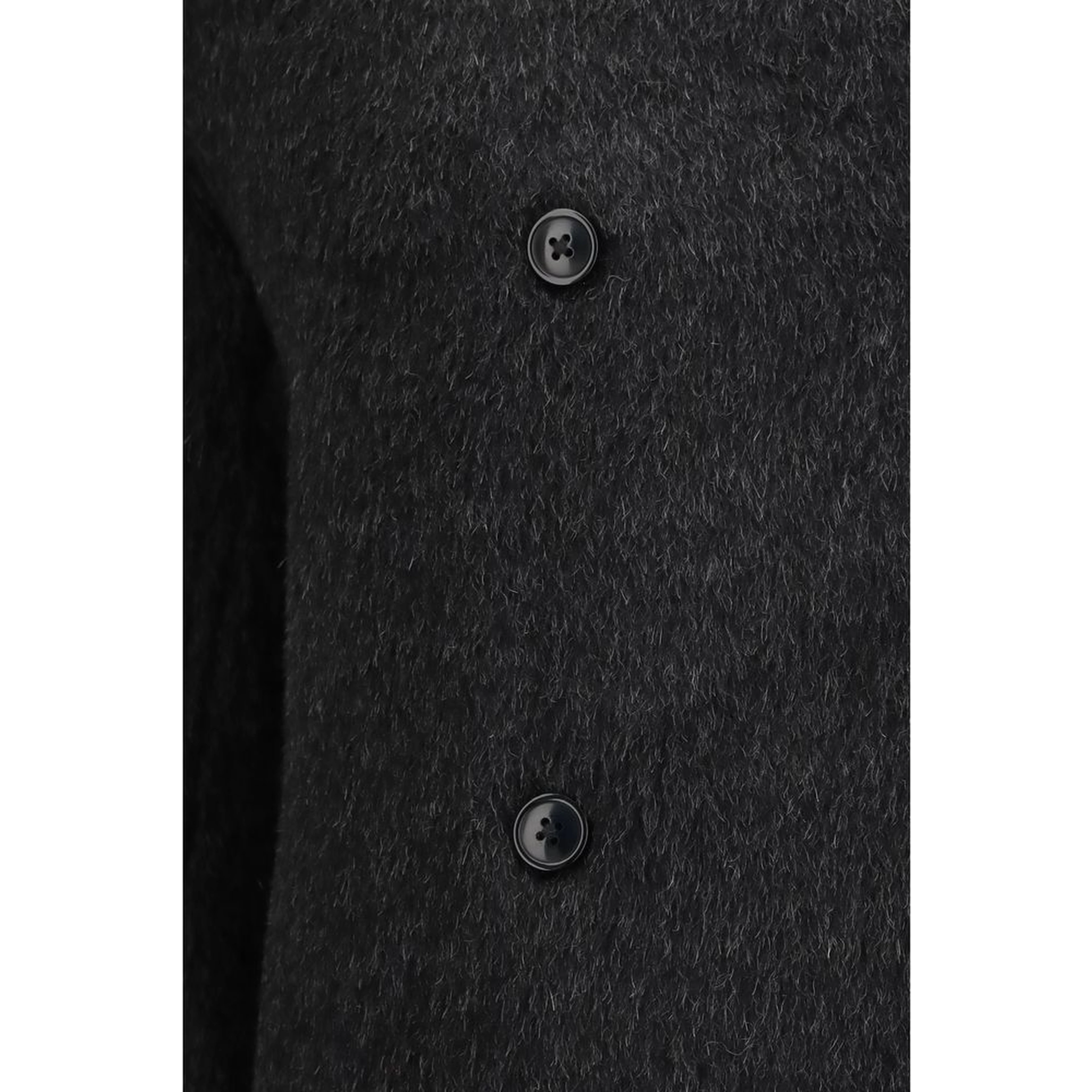 Black Alpaca Vicugna Pacos Jacket