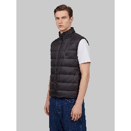 Reversible teddy-effect fleece vest