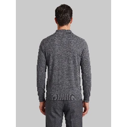 Belper polo in charcoal