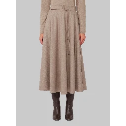 Califfo sand flared skirt