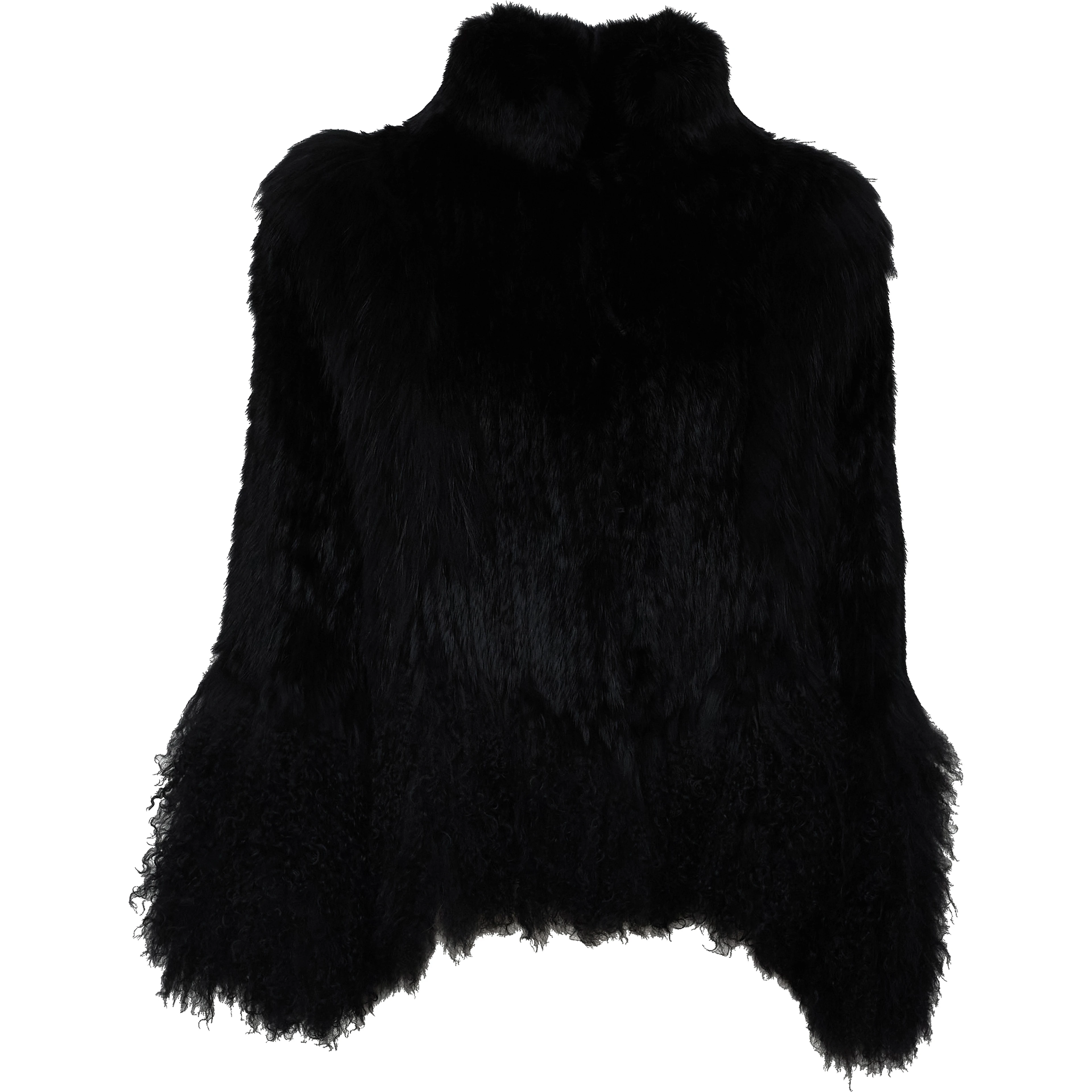 Giacca Pelliccia Tricot