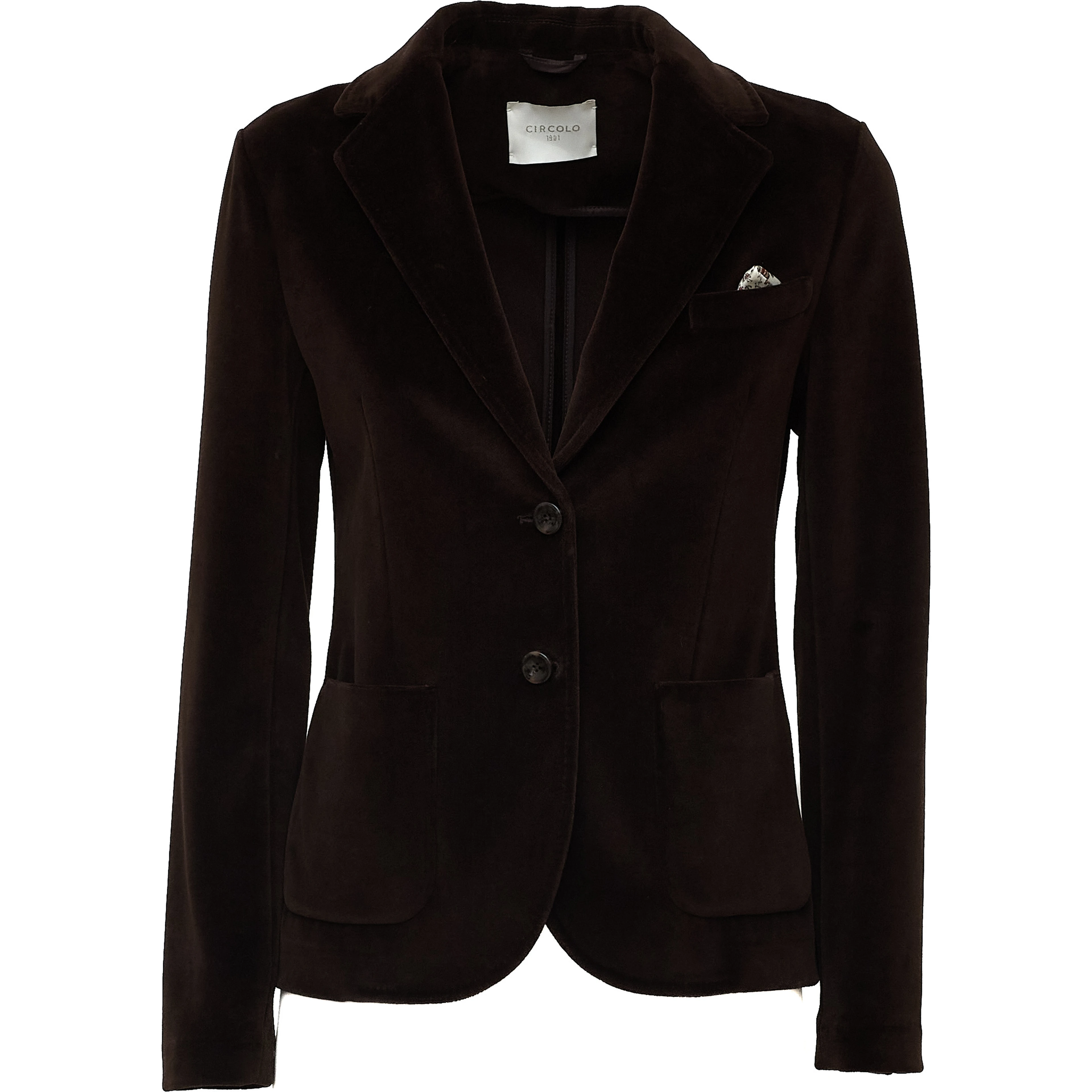 Blazer Slim Fit Velours