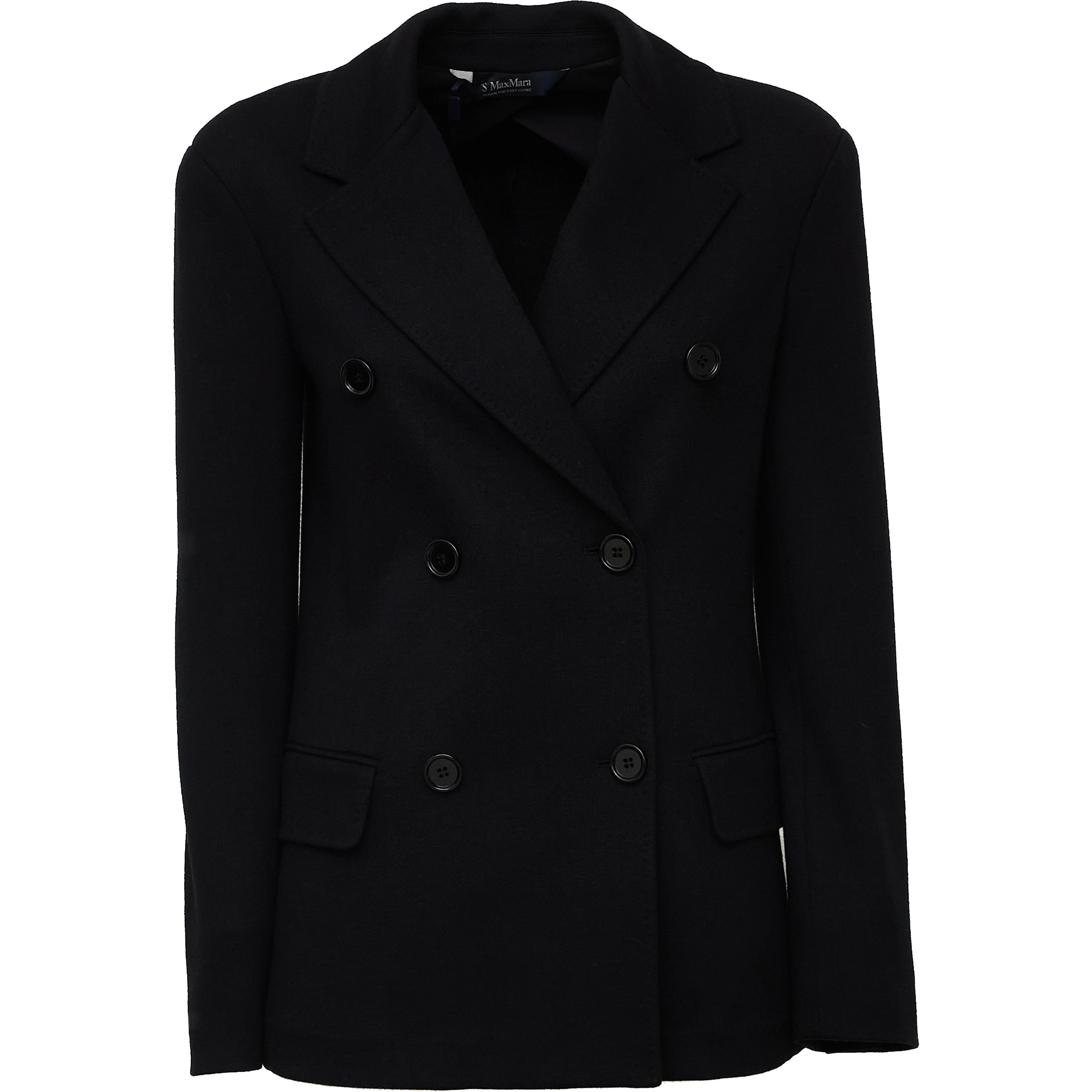 Blazer Gloria In Jersey Micropiquet Di Lana, Cotone
