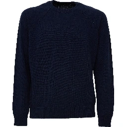 Maglia Girocollo In Lana, Cashmere