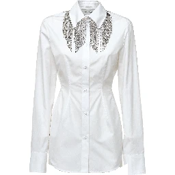 Camicia Pesi In Popeline Di Puro Cotone