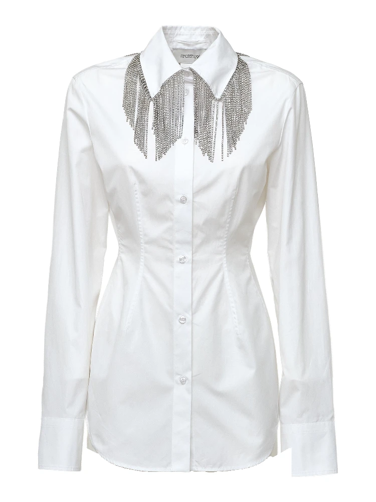 Camicia Pesi In Popeline Di Puro Cotone