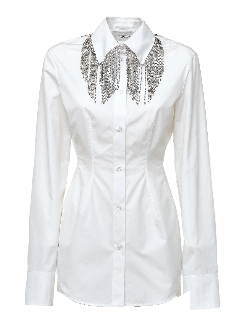 Camicia Pesi In Popeline Di Puro Cotone