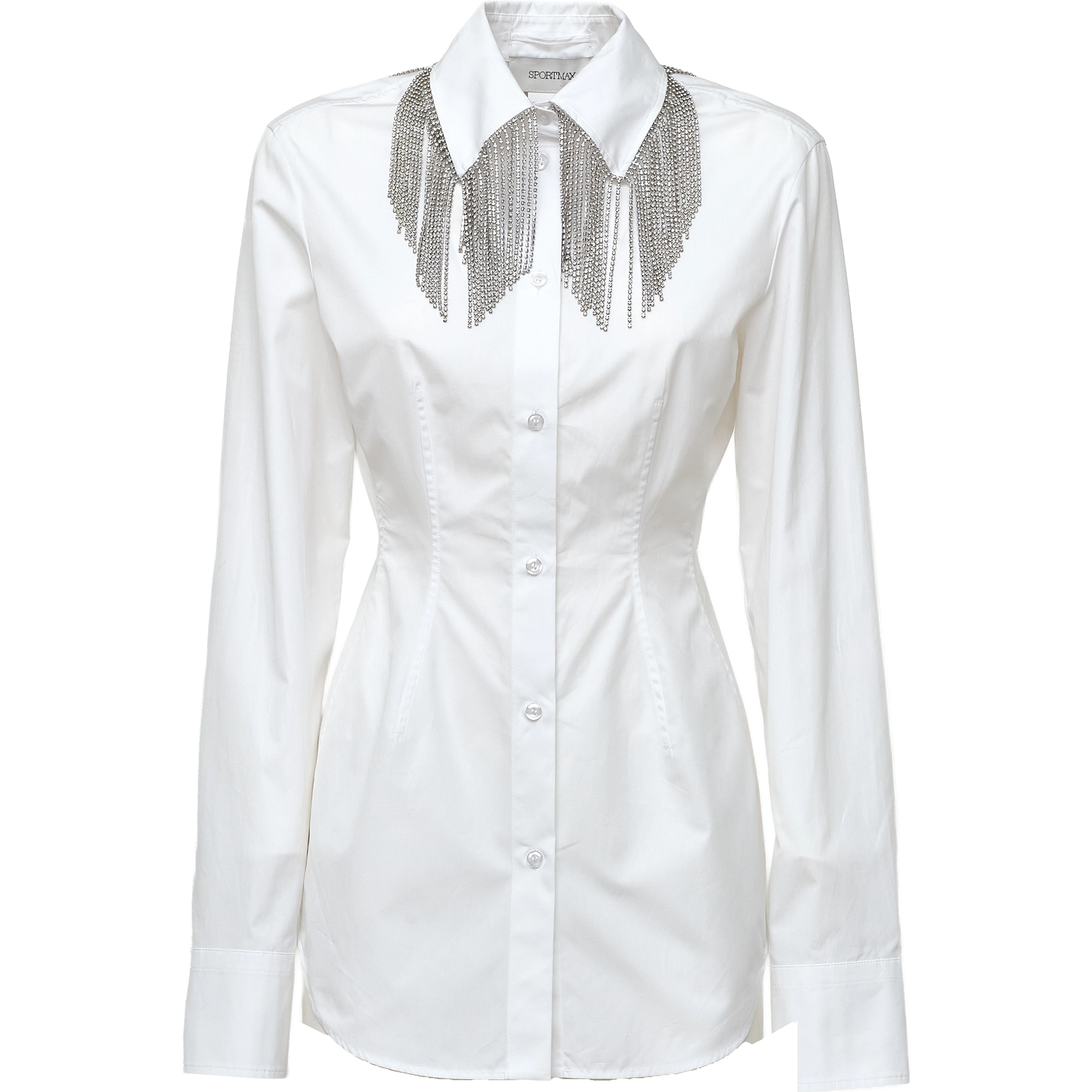 Camicia Pesi In Popeline Di Puro Cotone