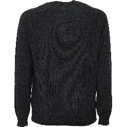 Maglia Girocollo In Lana, Cashmere
