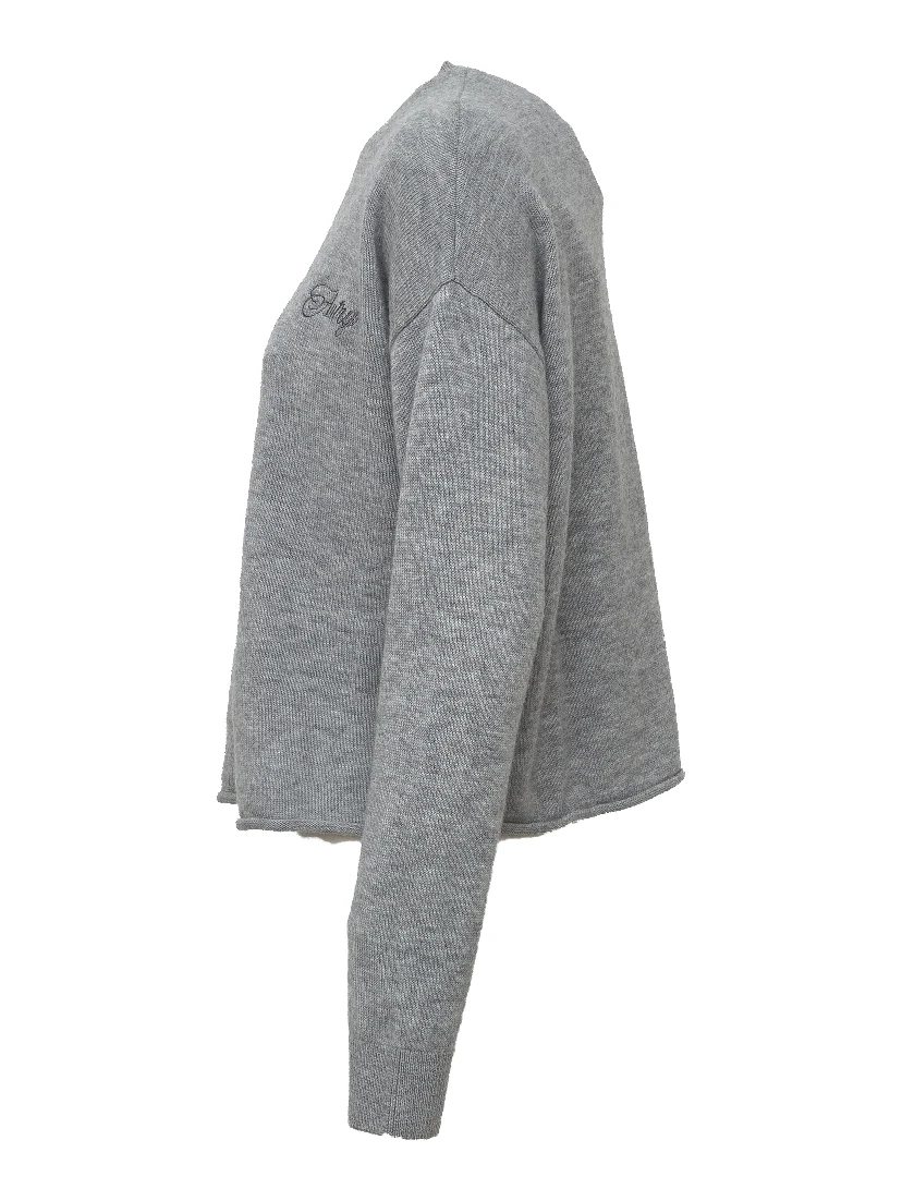 Maglia Girocollo In Lana
