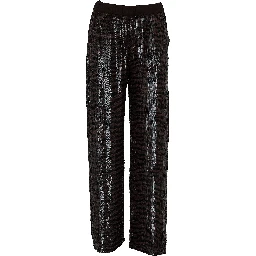 Pantaloni Full Paillettes Zebra