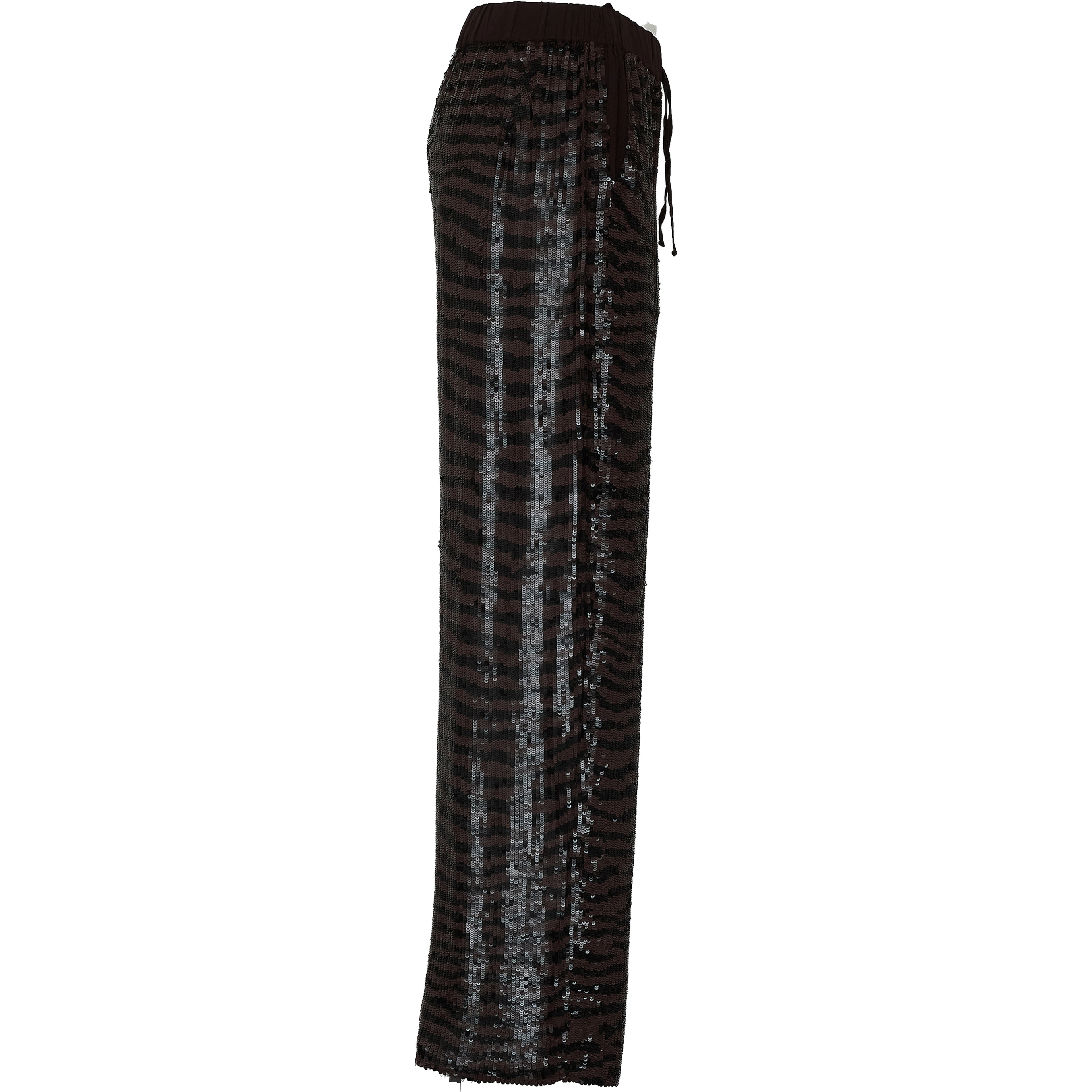 Pantaloni Full Paillettes Zebra