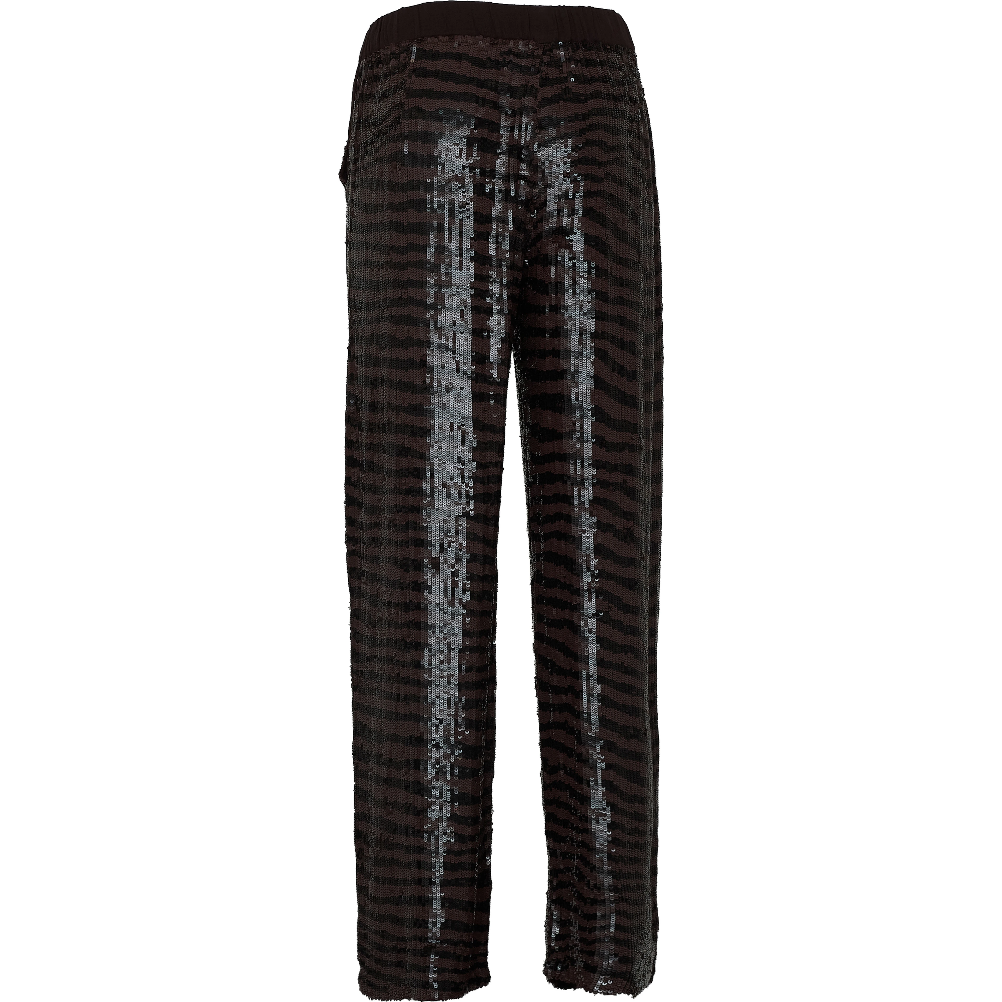 Pantaloni Full Paillettes Zebra