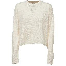 Maglia Girocollo In Lana