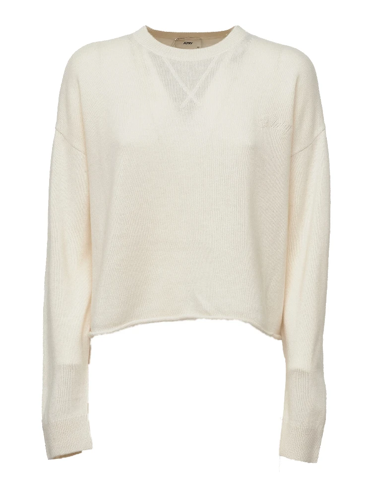 Maglia Girocollo In Lana