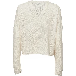 Maglia Girocollo In Lana