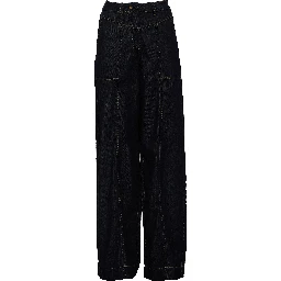 Indigo Denim Straight Leg Jeans