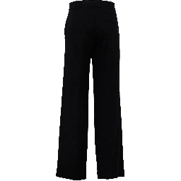 Pantaloni Euforia In Jersey Micropiquet Di Lana, Cotone