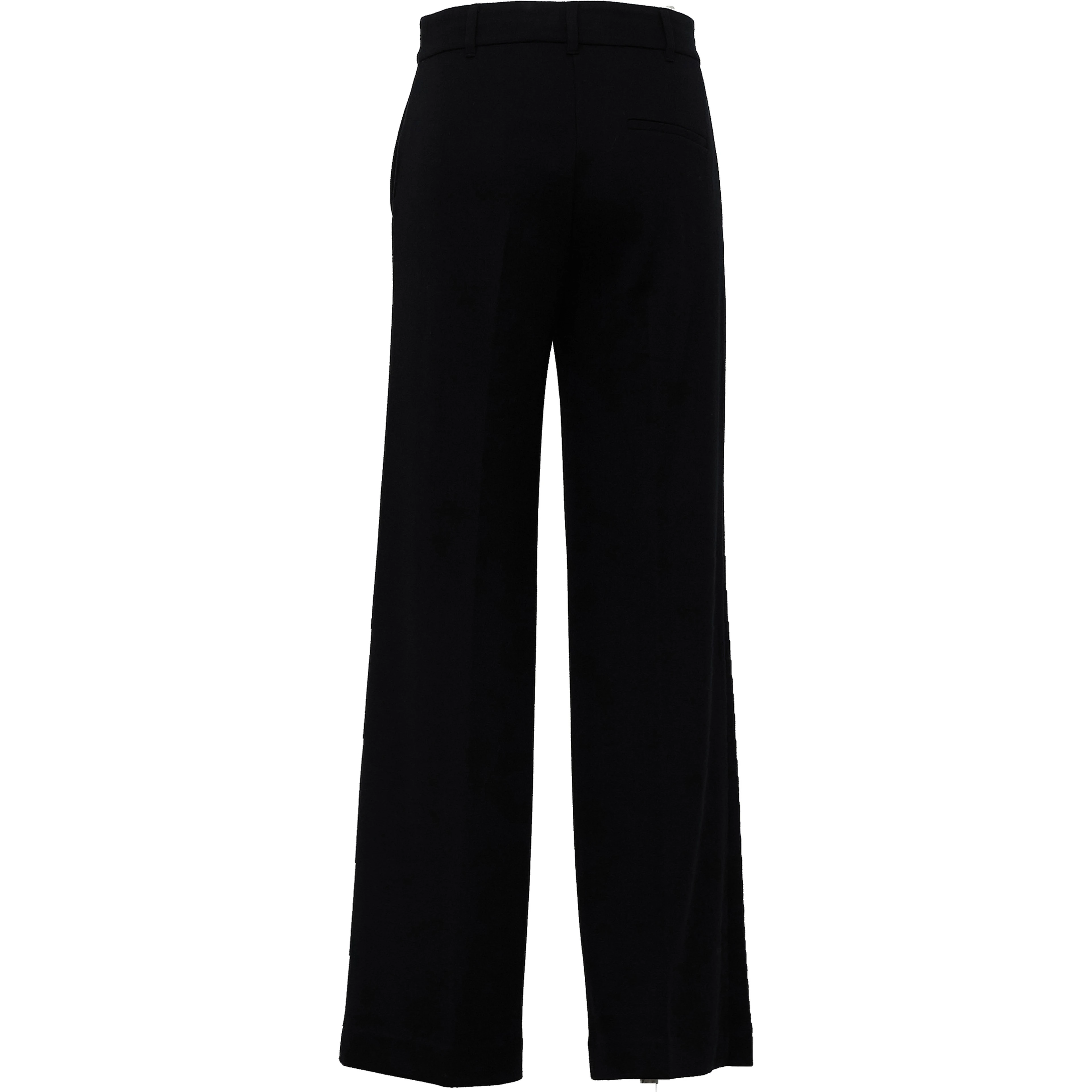 Pantaloni Euforia In Jersey Micropiquet Di Lana, Cotone