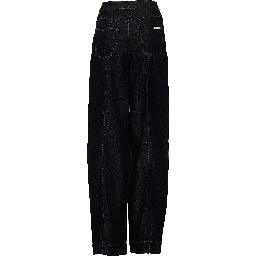 Indigo Denim Straight Leg Jeans