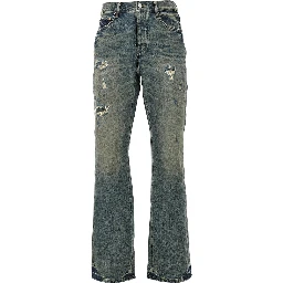Quilted Destroy 'P026' jeans