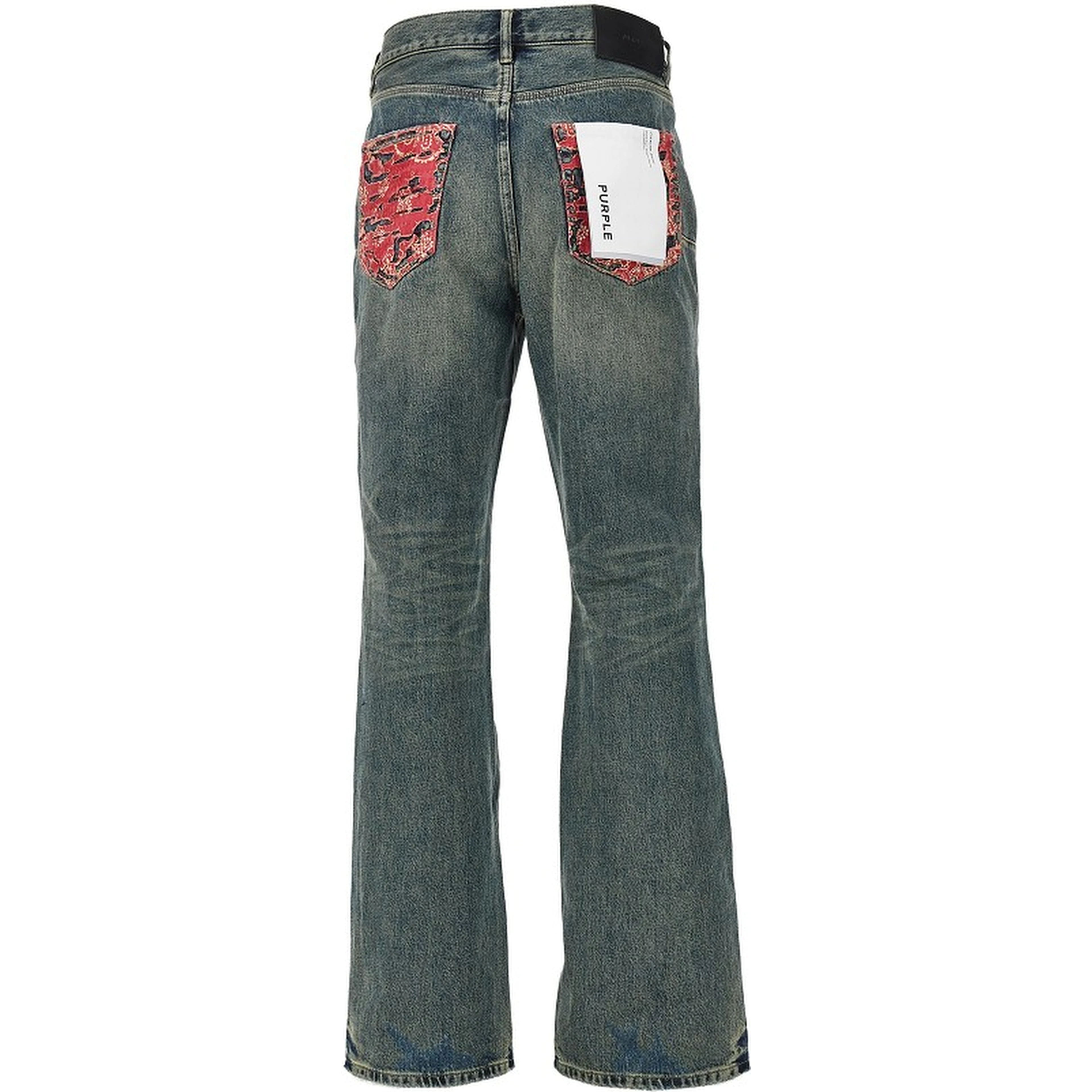 Quilted Destroy 'P026' jeans
