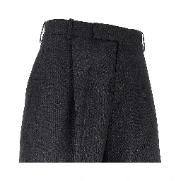 Pleated Hopsack pants