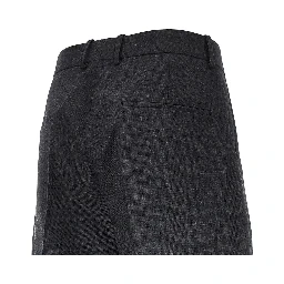 Pleated Hopsack pants
