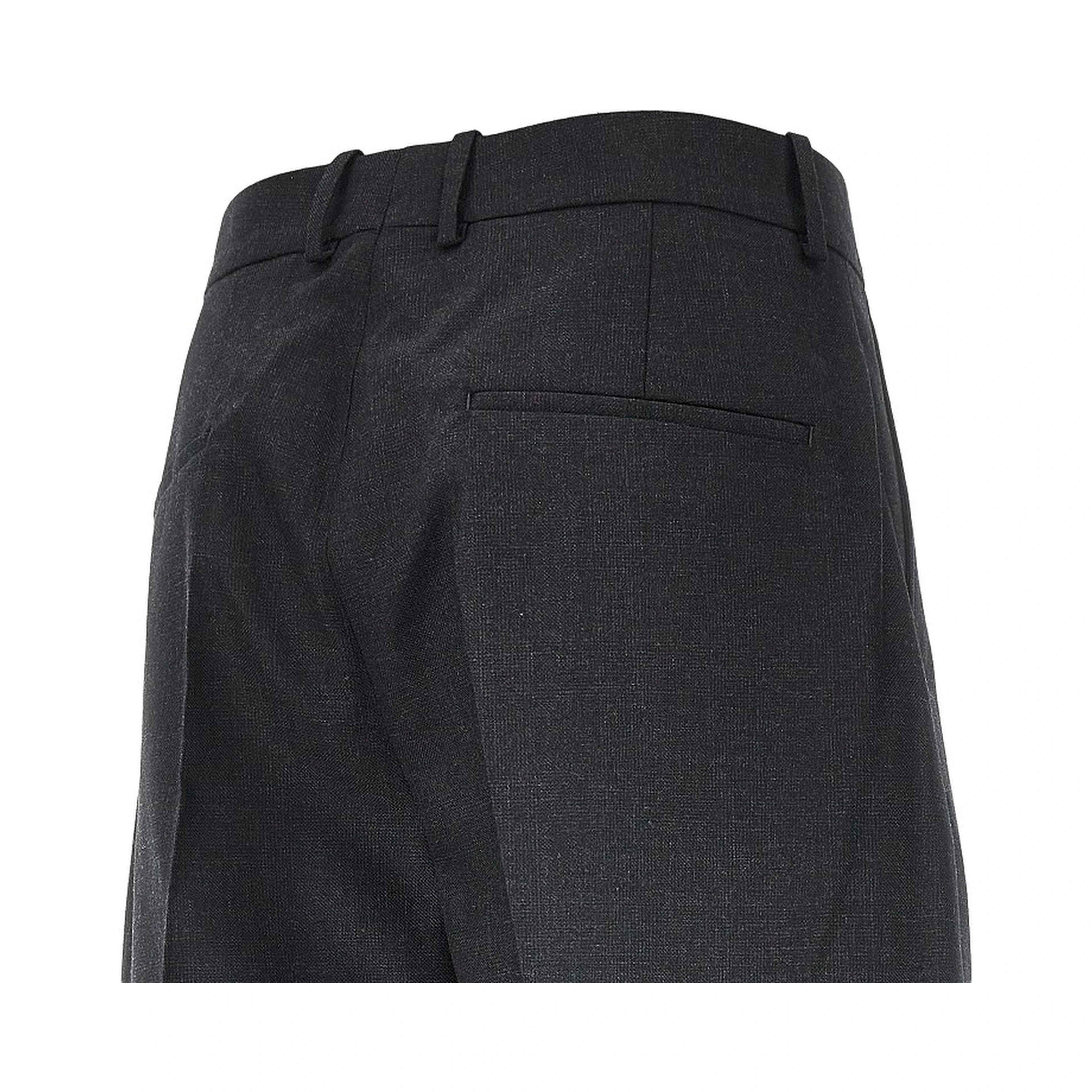Pleated Hopsack pants