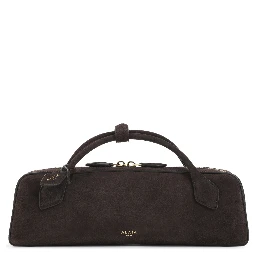 Alaïa Teckel Suede Clutch