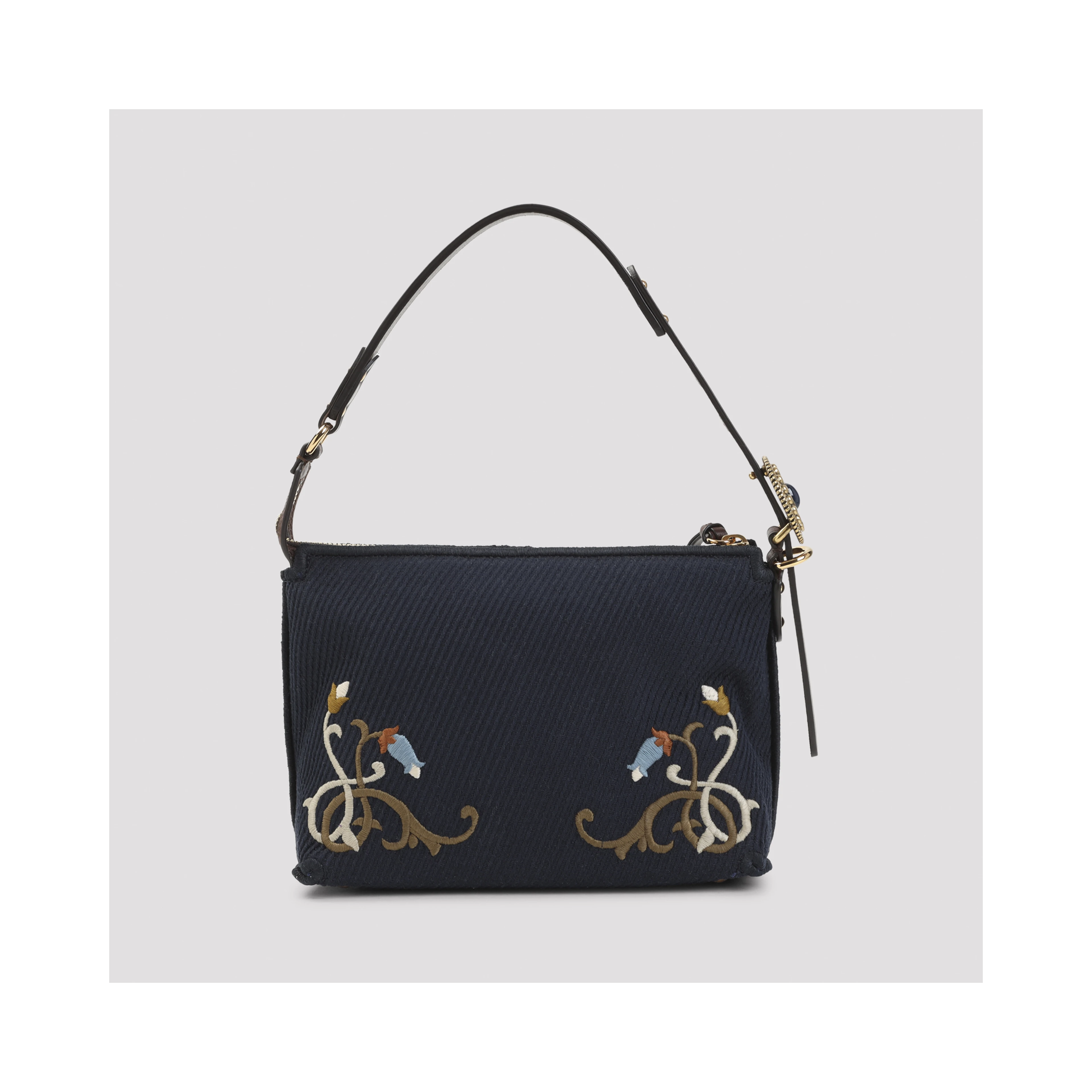 Etro Canvas Hobo S Shouldel Bag
