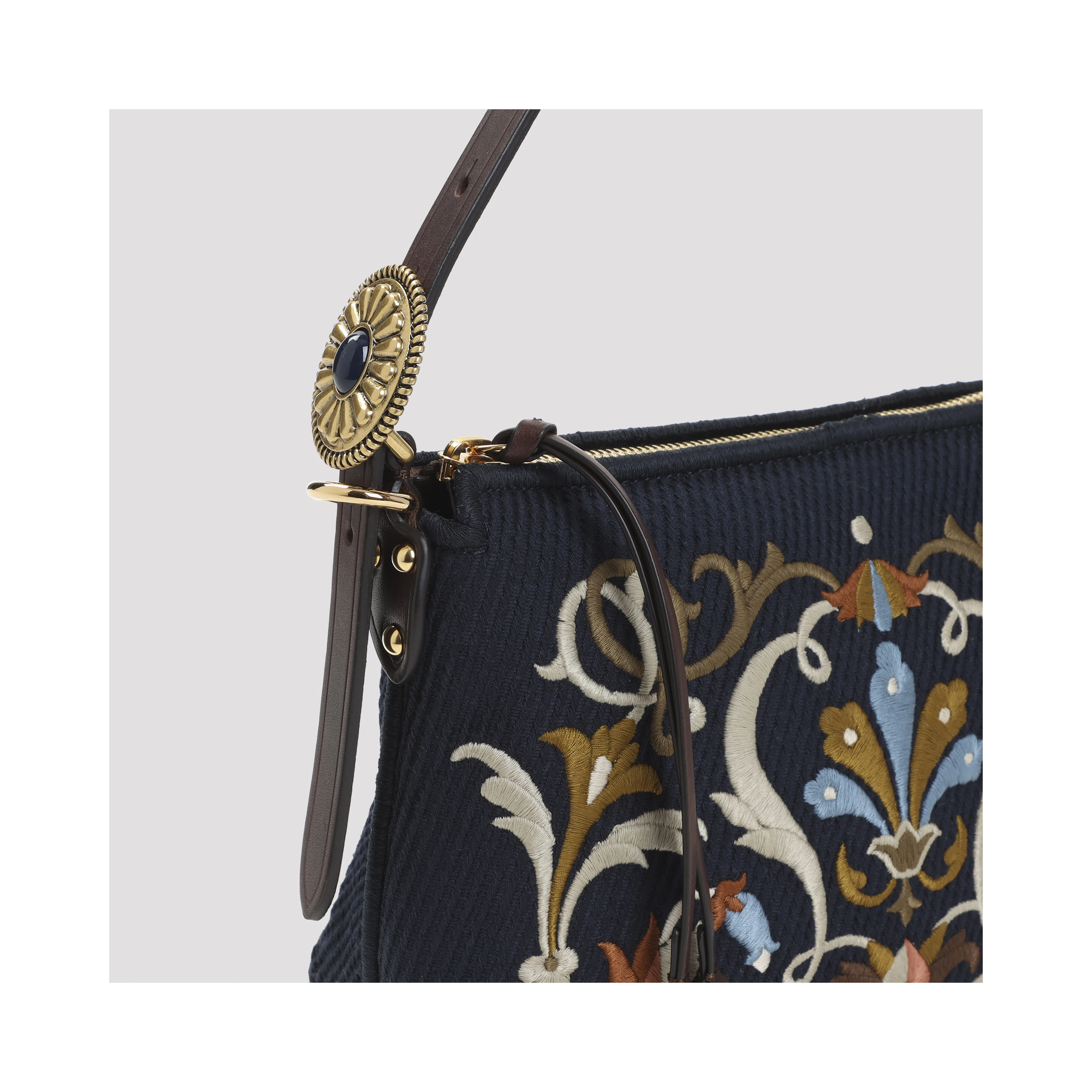 Etro Canvas Hobo S Shouldel Bag