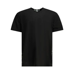 Crew-neck T-shirt with zipper detail