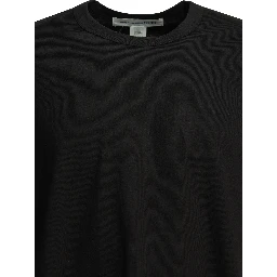 Crew-neck T-shirt with zipper detail