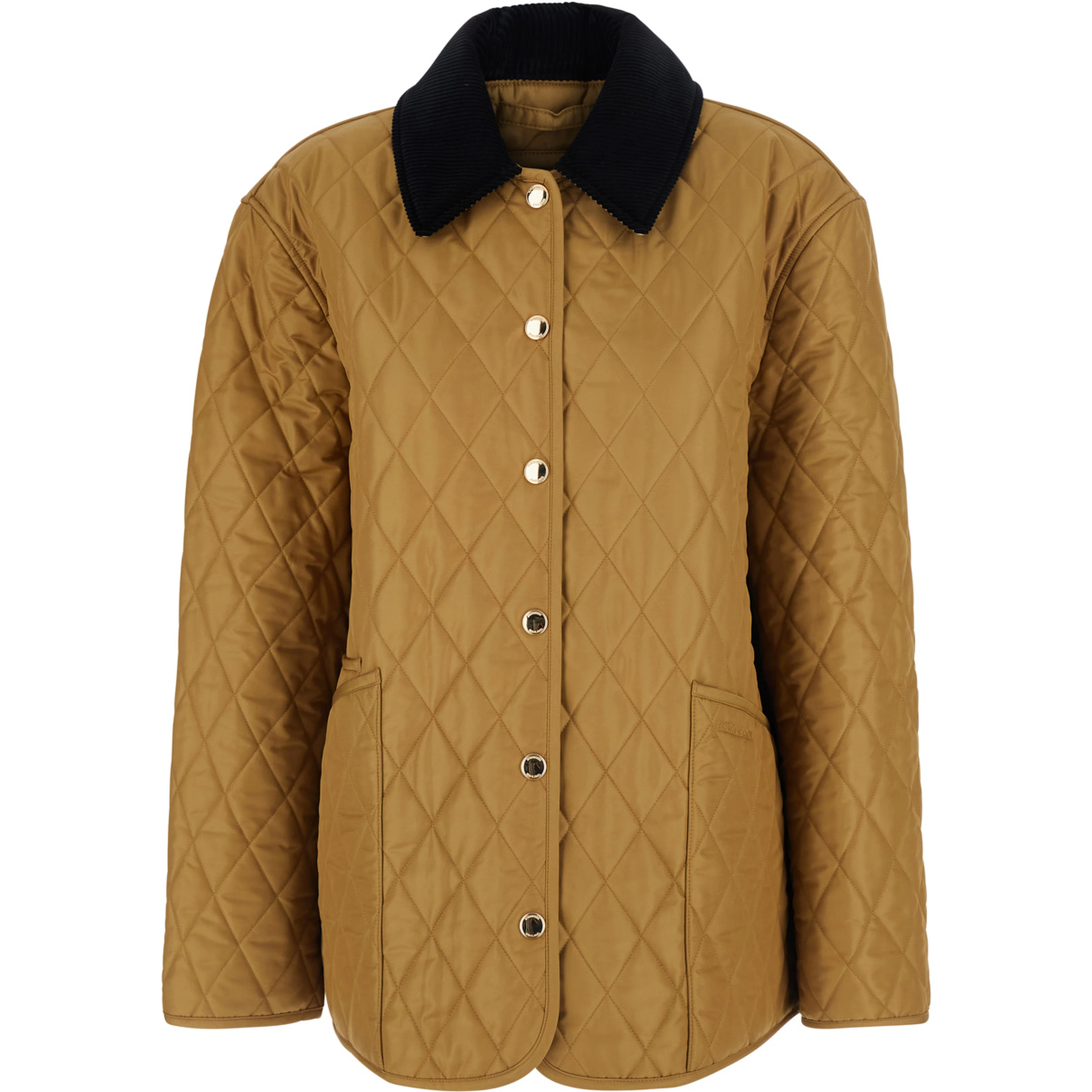 DRANEFELD beige Jacket with logo lettering on the front in Tech Fabric women