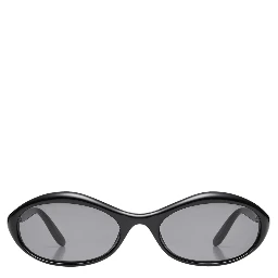 OVAL SUNGLASSES BLACK