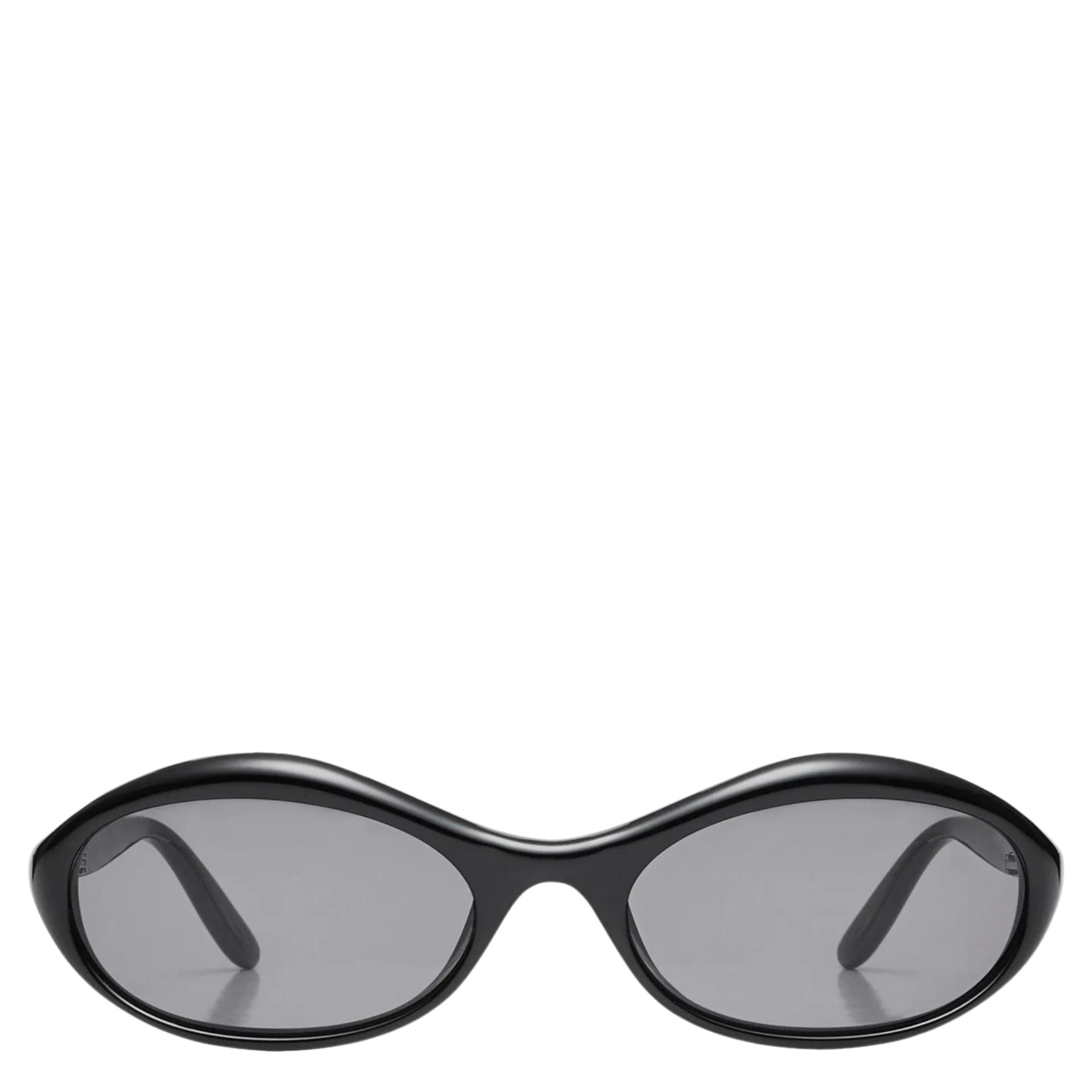 OVAL SUNGLASSES BLACK
