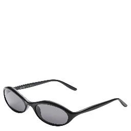 OVAL SUNGLASSES BLACK