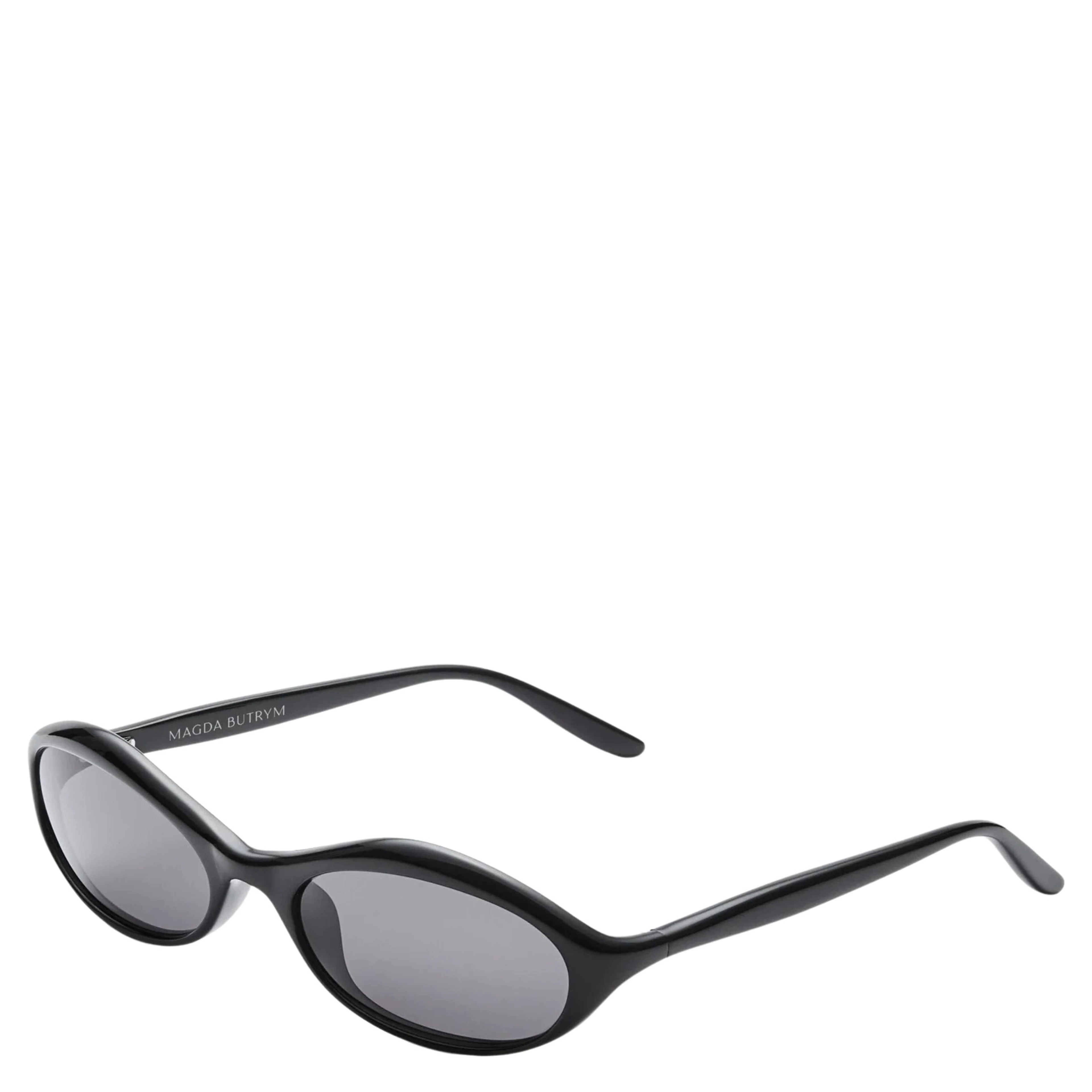OVAL SUNGLASSES BLACK