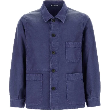GARMENT-DYED ORGANIC COTTON HEAVY MOLESKIN COVERAL