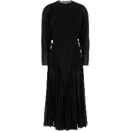 FIT AND FLARE DRESS OPAQUE JERSEY