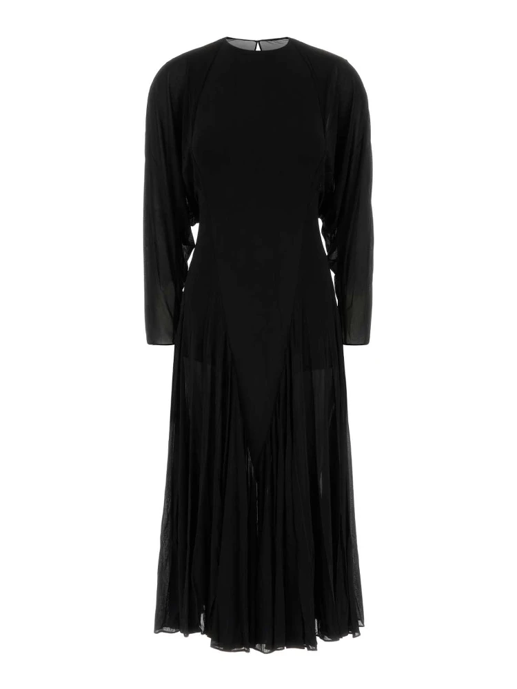 FIT AND FLARE DRESS OPAQUE JERSEY