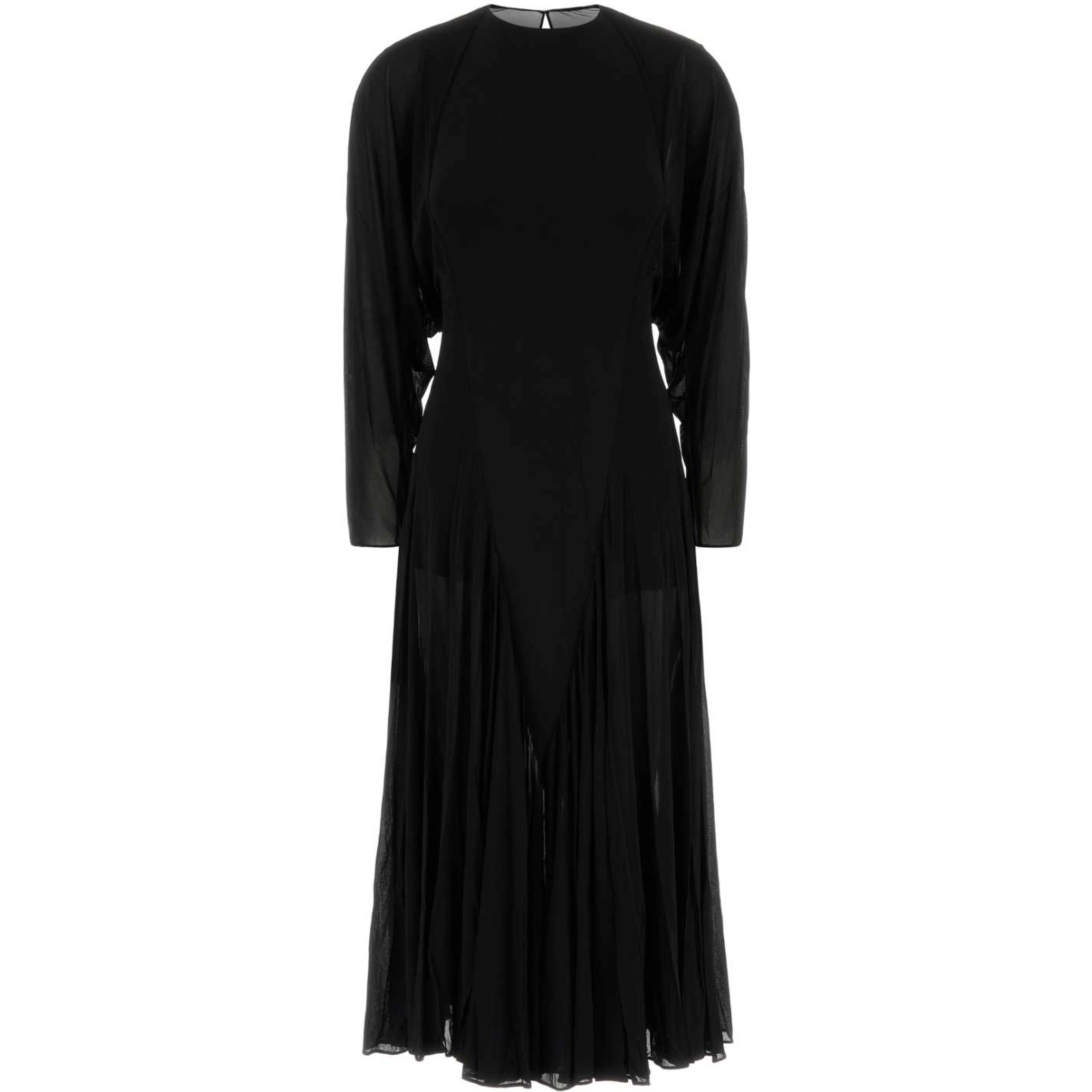 FIT AND FLARE DRESS OPAQUE JERSEY